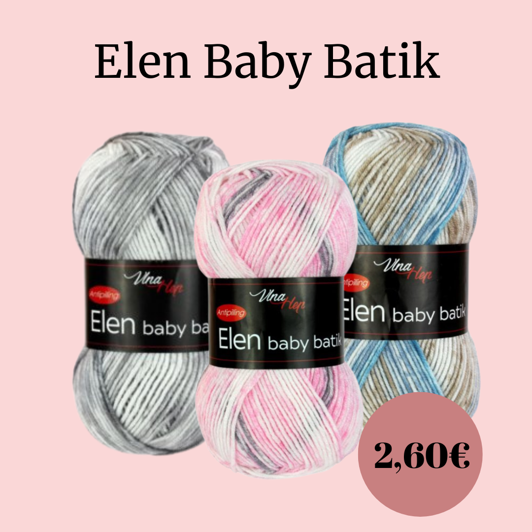 Výpredaj vlny - Elen Baby Batik_1